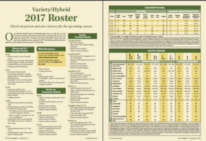2017 Rice variety/hybrid roster